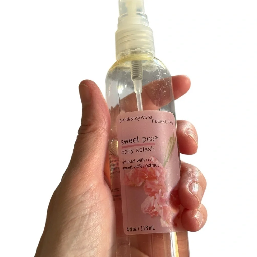 Bath & Body Works Sweet Pea Body Splash 4 oz Travel